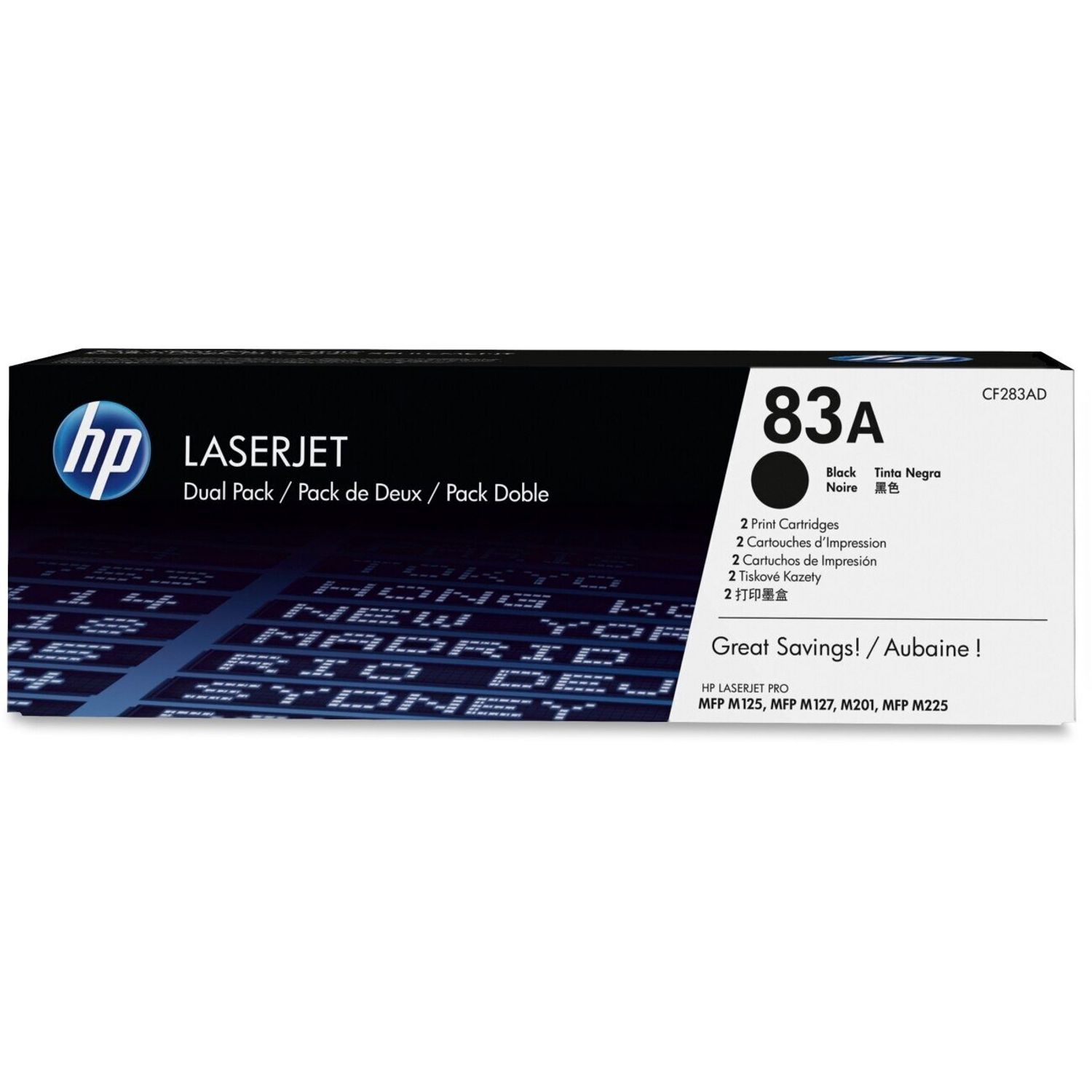 Toner HP 83A, CF283AD, Negru fotografia produsului