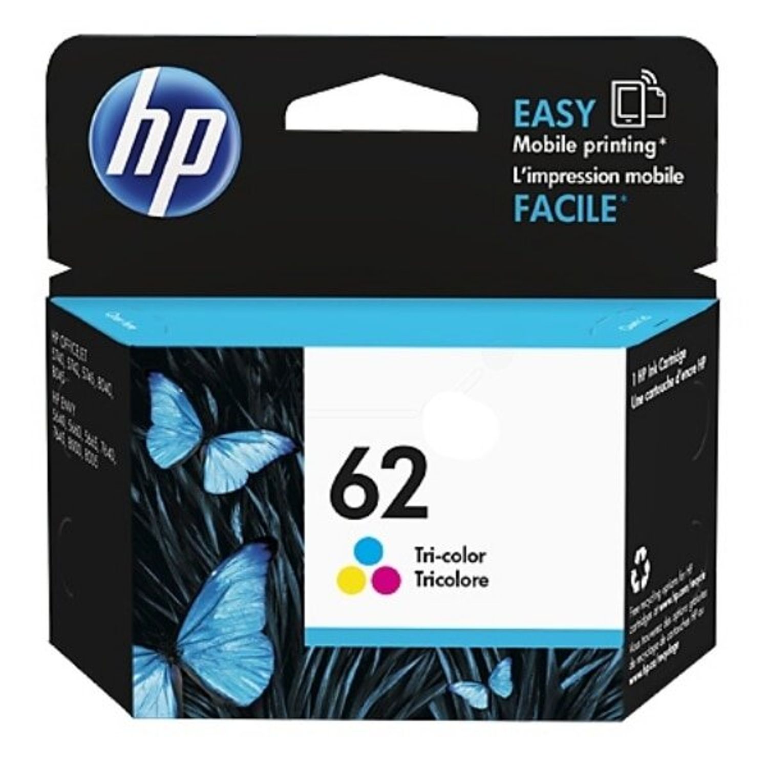 Cartus HP 62, Color, eligibil Instant Ink fotografia produsului