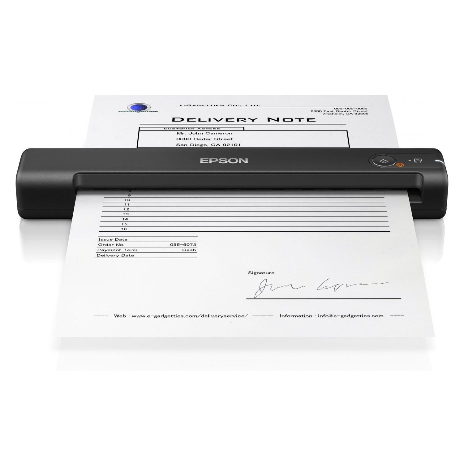 Scanner portabil Epson WorkForce ES-50, A4 fotografia produsului