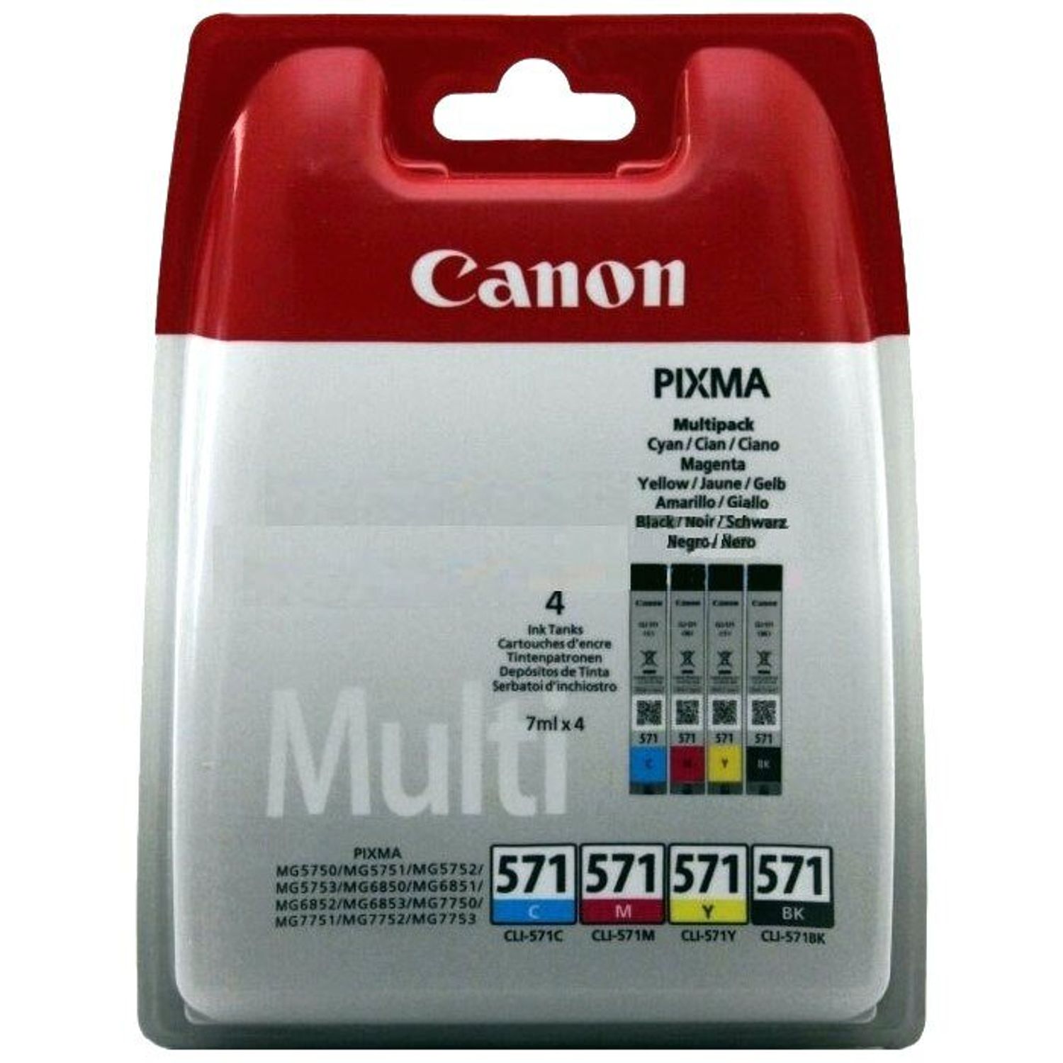 Cartus Canon CLI-571, Multipack fotografia produsului