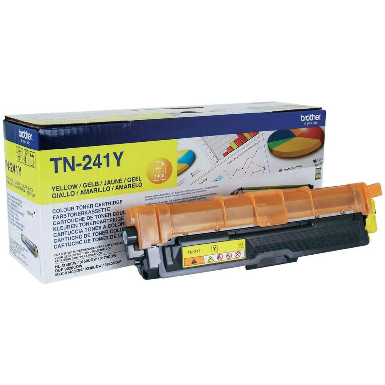 Toner Brother TN-241Y Yellow fotografia produsului