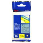 Etichete Brother TZE551 Black on Blue, 24mm fotografia produsului