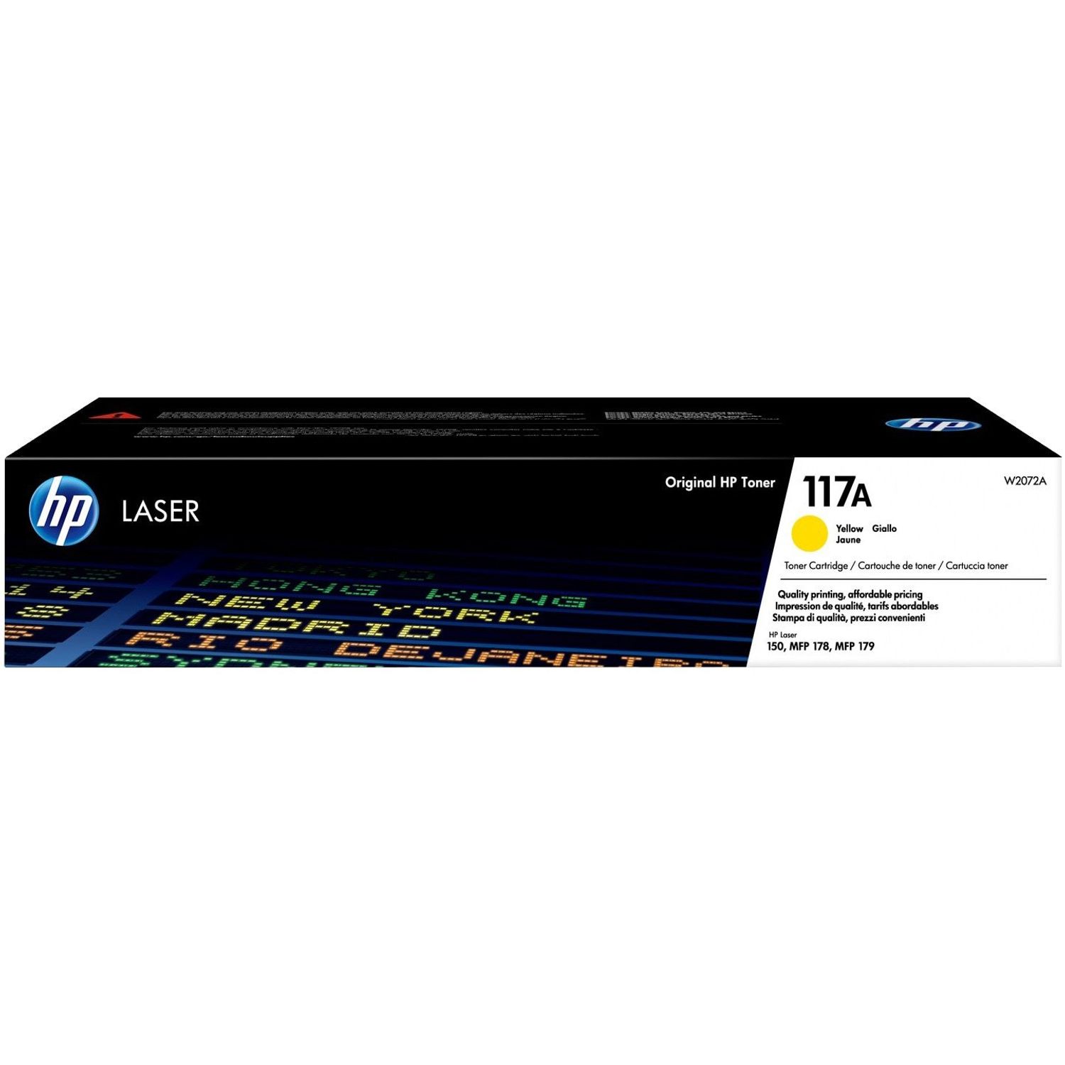Toner HP 117A, Galben fotografia produsului