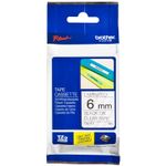 Etichete laminate Brother TZE111 Black on Clear, 6mm fotografia produsului