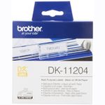 Rola etichete Brother DK11204 Multi Purpose Label, 17mm x 54mm x 400 fotografia produsului