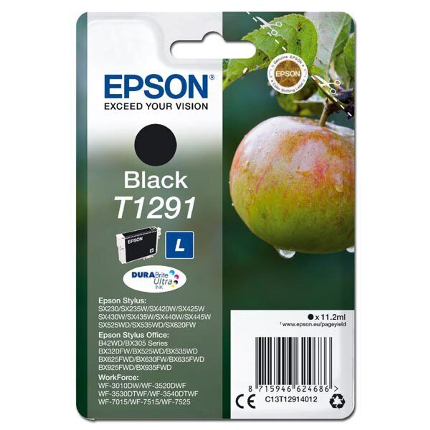 Cartus Epson T1291 (C13T12914012), Negru fotografia produsului