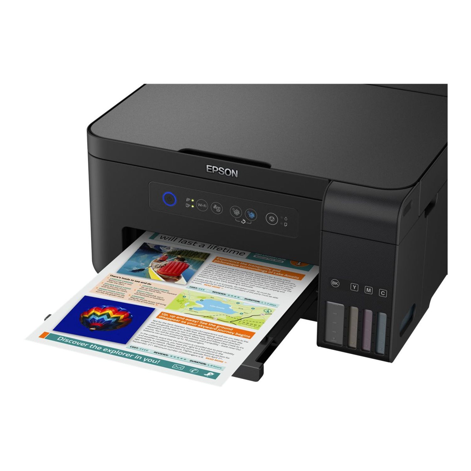 Multifunctional Inkjet color Epson L4150 CISS, A4, Wireless fotografia produsului View 9 L