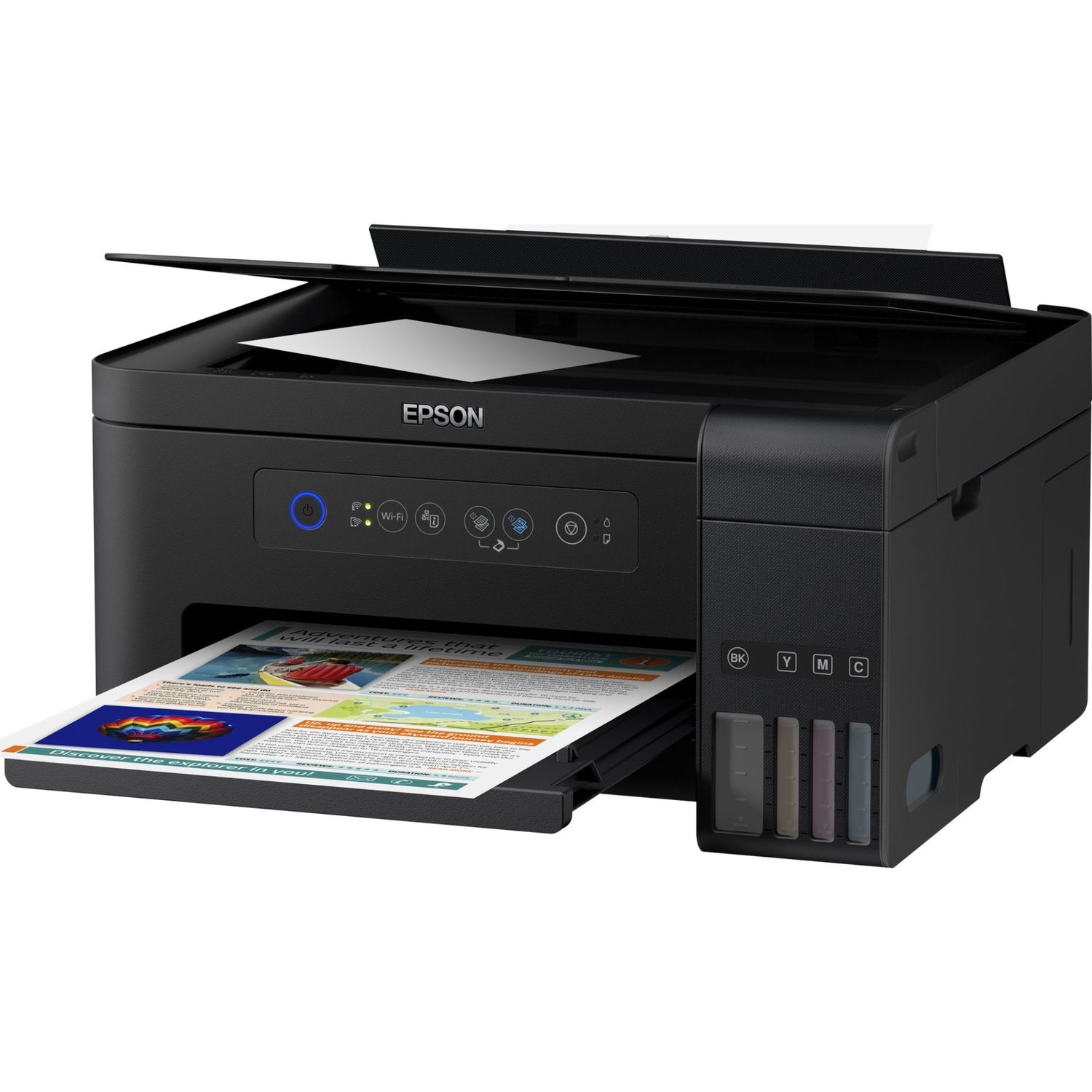 Multifunctional Inkjet color Epson L4150 CISS, A4, Wireless fotografia produsului View 4 L