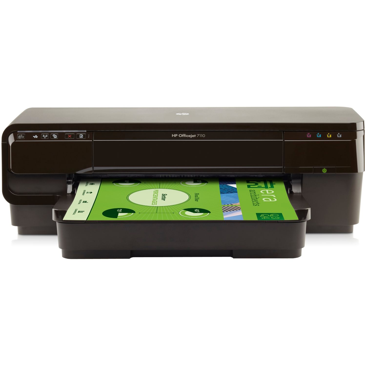 Imprimanta cu jet HP OfficeJet 7110, A3 fotografia produsului View 2 L