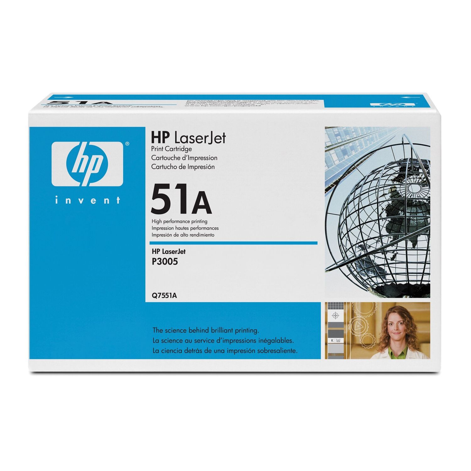 Toner HP Q7551A Negru fotografia produsului