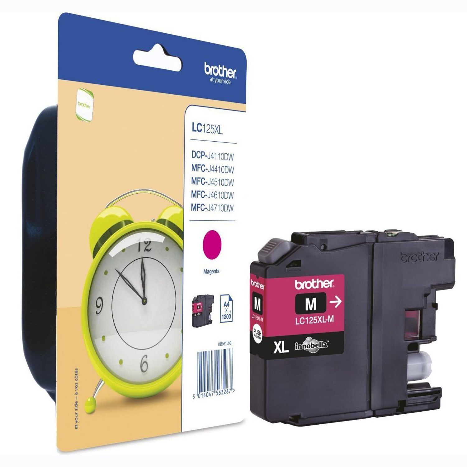 Cartus Brother LC125XLM, Magenta fotografia produsului