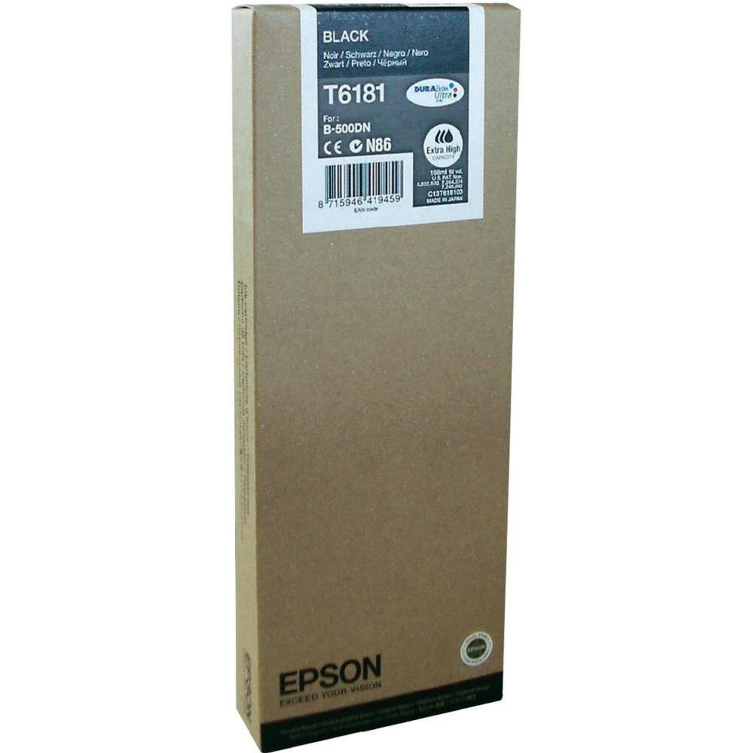 Cartus Epson C13T618100 Negru Extra High Capacity fotografia produsului