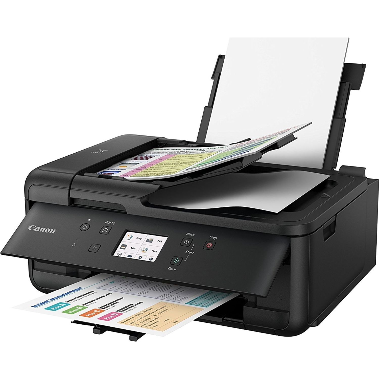 Multifunctional Inkjet color PIXMA TR7550, Wireless, A4 fotografia produsului View 2 L