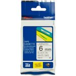 Etichete laminate Brother TZE211 Black on White, 6mm fotografia produsului