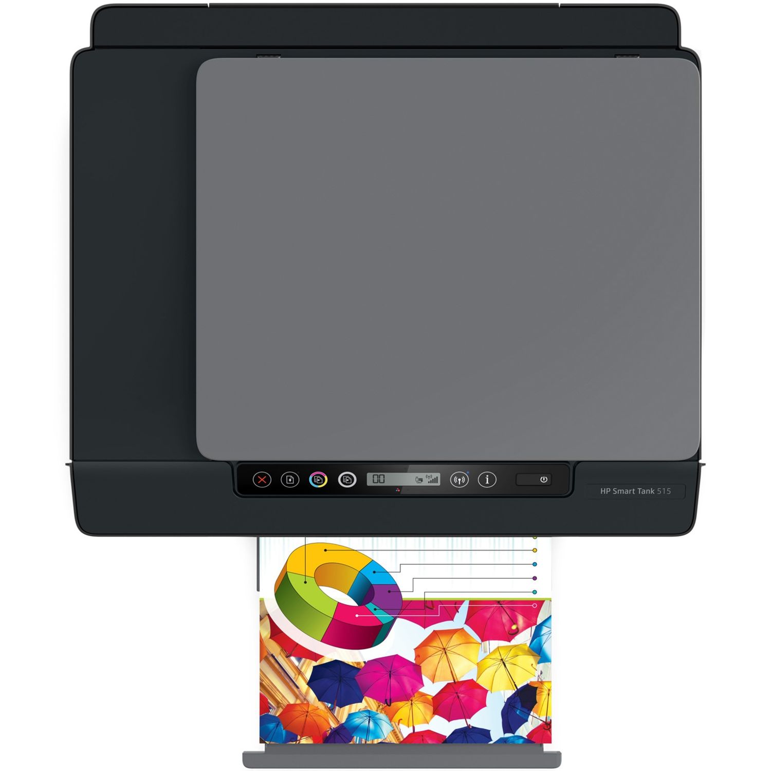 Multifunctional Inkjet HP Smart Tank 515 All-in-One CISS, Wireless, A4 fotografia produsului View 6 L