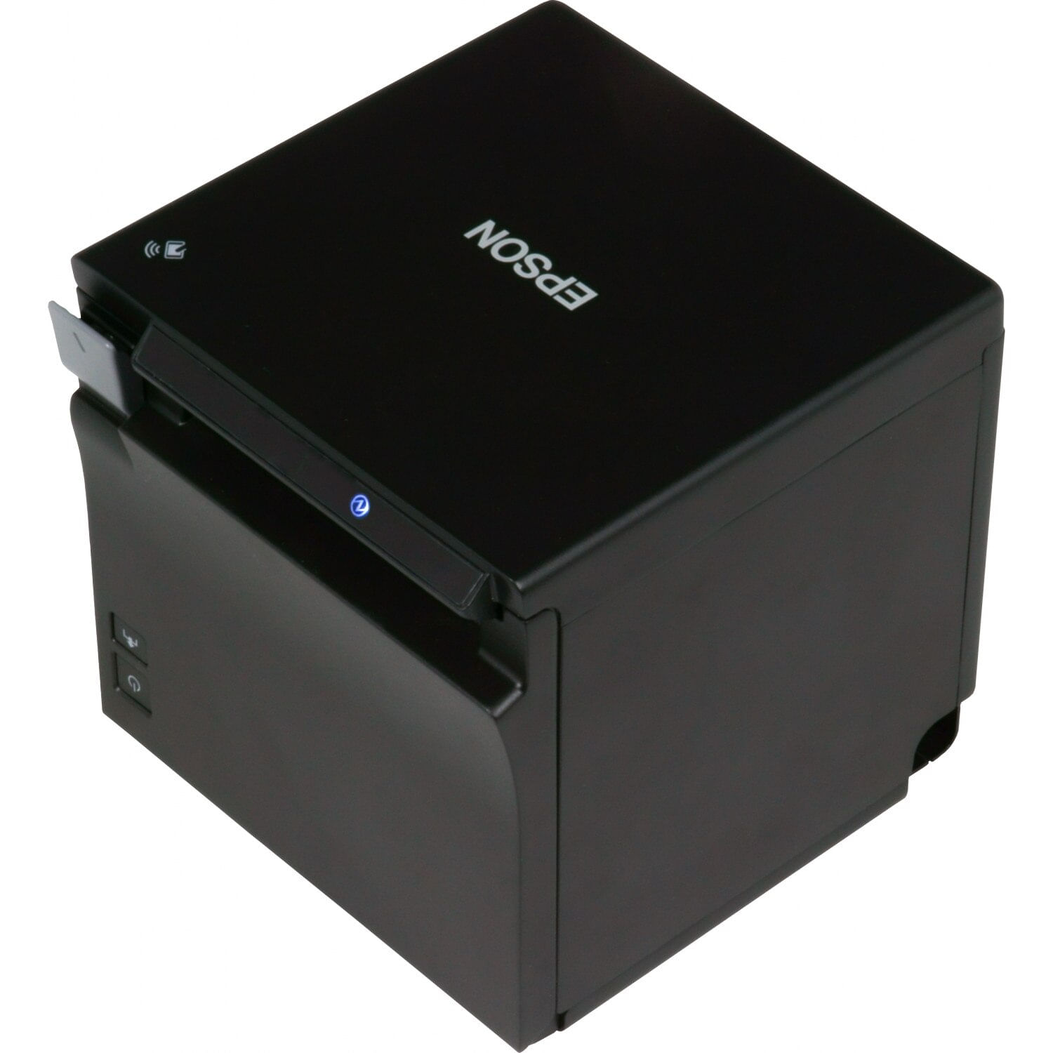 Imprimanta termica Epson TM-m30, Ethernet, cutter, neagra fotografia produsului View 4 L