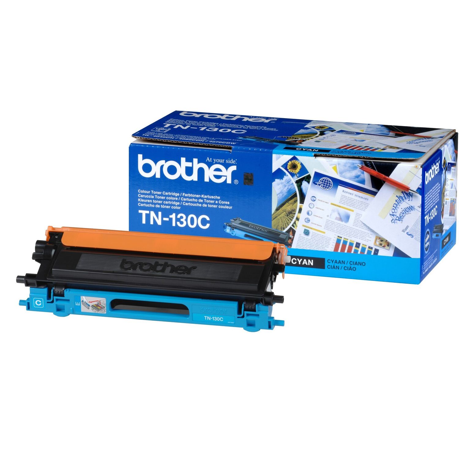Toner Brother TN130C Cyan fotografia produsului