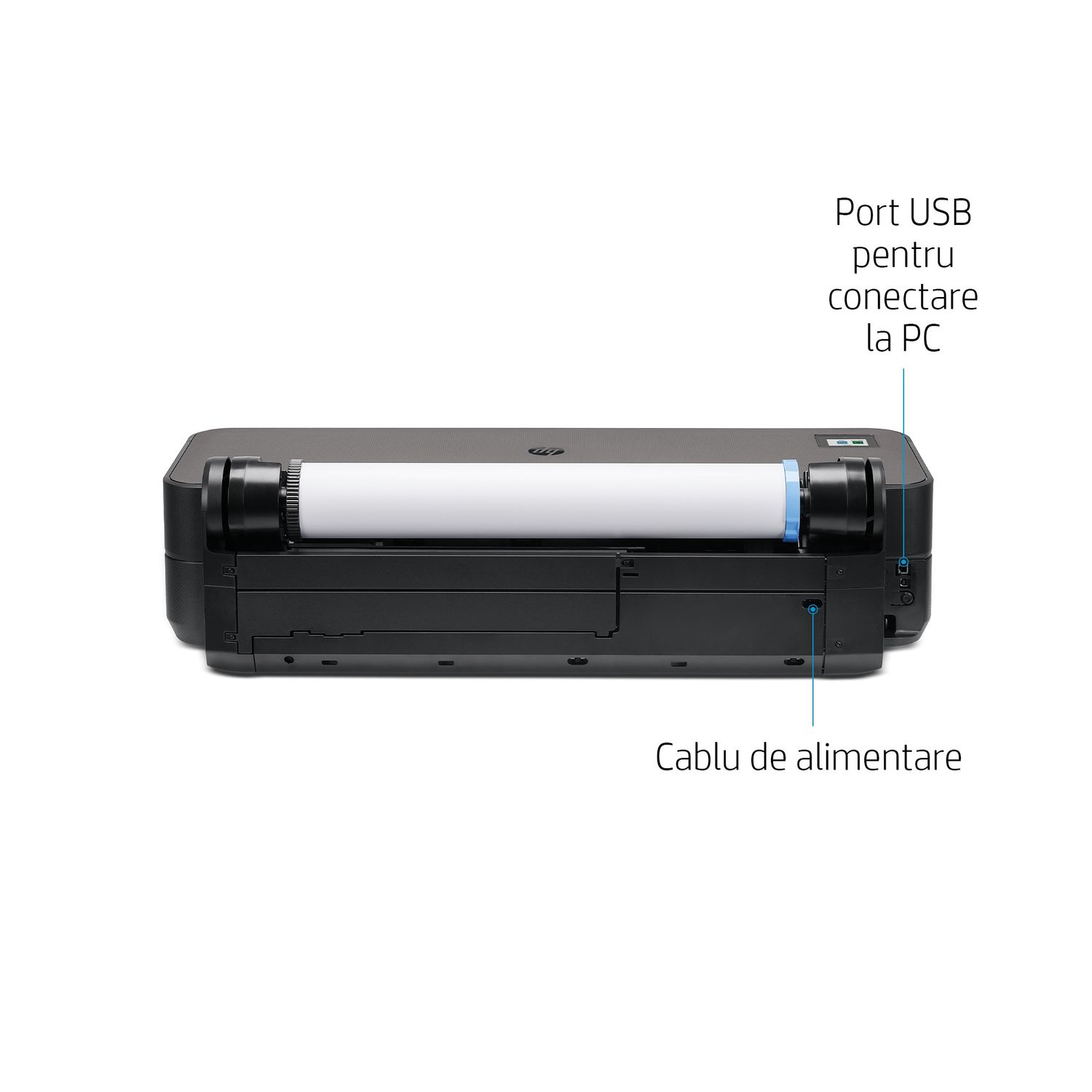 Plotter HP Designjet T230 24", Wireless, Retea, A1 fotografia produsului View 3 L