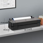 Plotter HP Designjet T230 24", Wireless, Retea, A1 fotografia produsului View 4 S