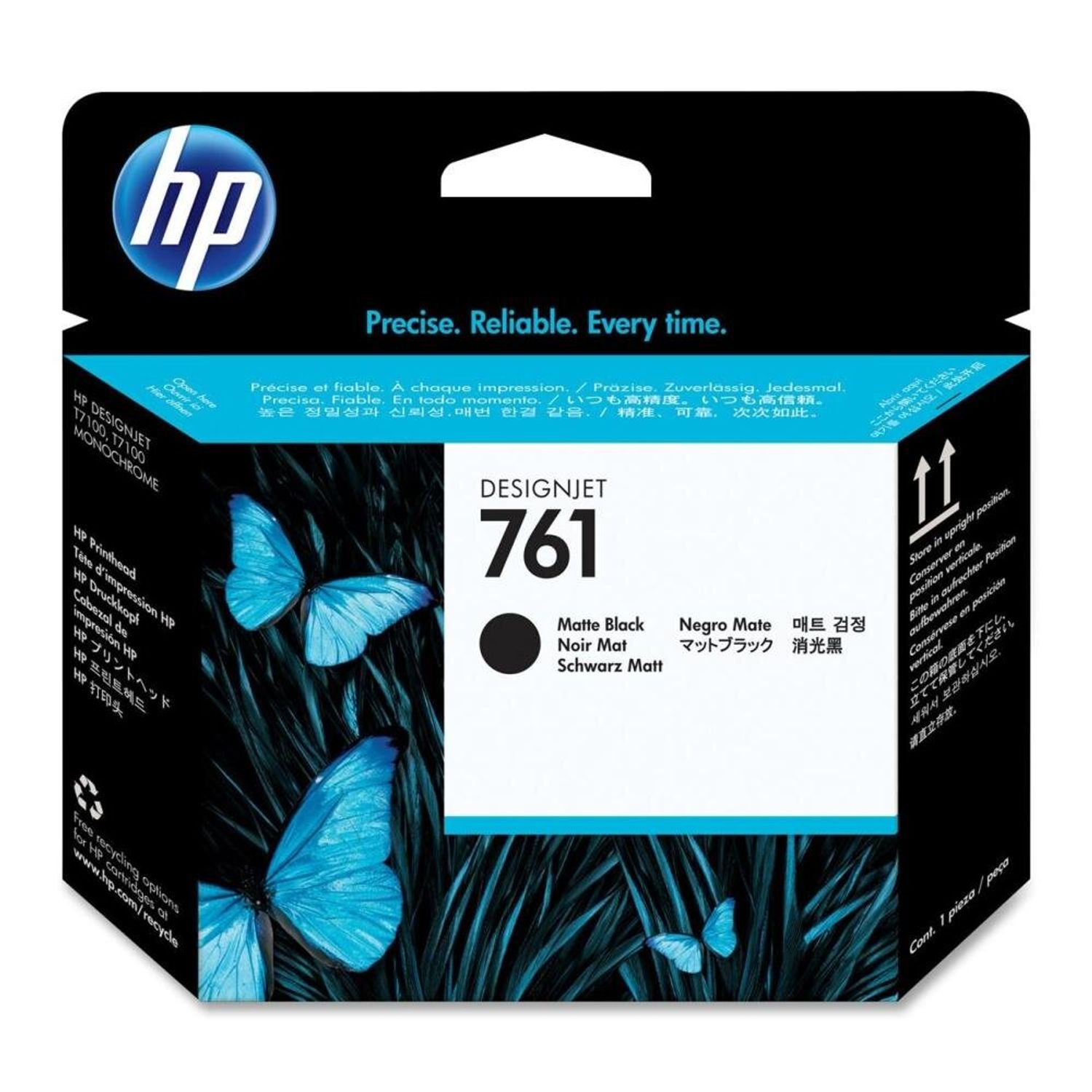 Cap de printare HP CH648A Negru Mat fotografia produsului