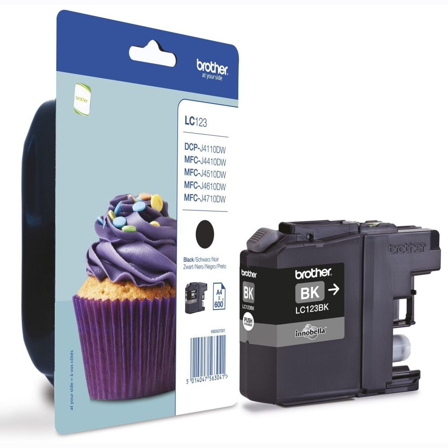 Cartus Brother LC123BK, Negru fotografia produsului