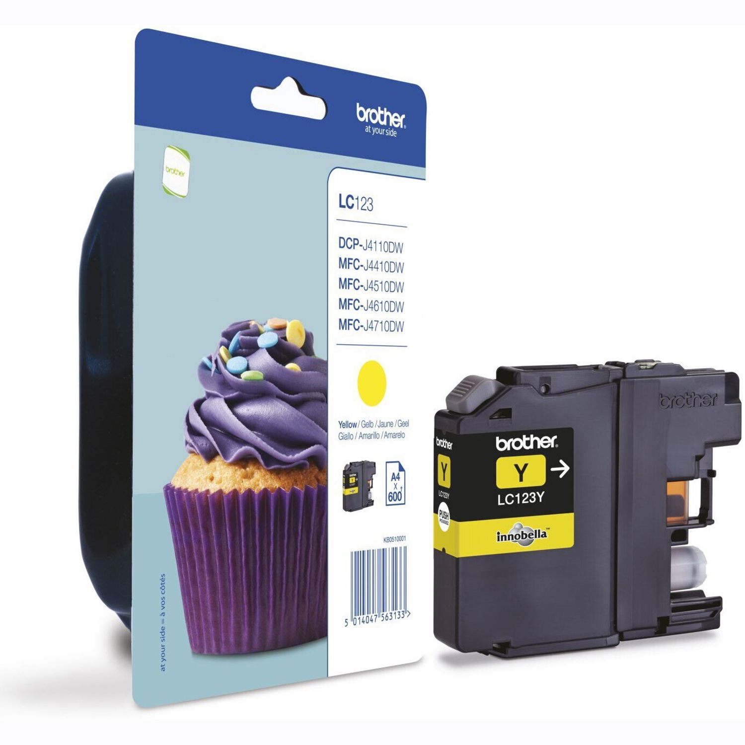 Cartus Brother LC123Y Yellow fotografia produsului