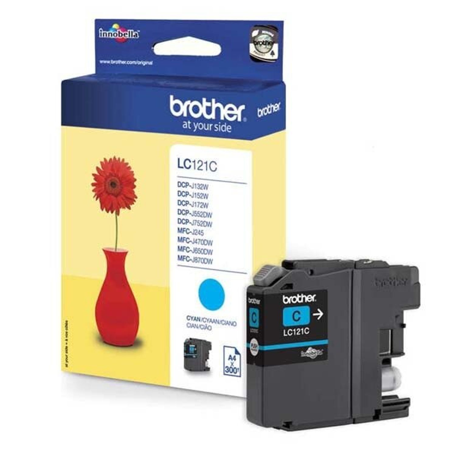 Cartus Brother LC-121 (LC121C), Azur fotografia produsului