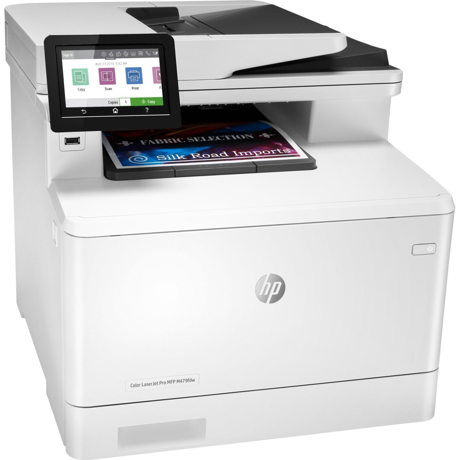 Multifunctional laser color HP Laserjet Pro MFP M479fdw, Duplex, ADF, Retea, Wireless, A4 fotografia produsului View 5 L
