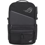 Rucsac laptop gaming ASUS ROG Ranger BP3703, RGB, modular, rezistenta la apa, curea pentru bagaje fotografia produsului View 3 S