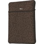 Husa laptop cu mouse wireless Trust Yvo, 156", Brown Hearts fotografia produsului View 6 S