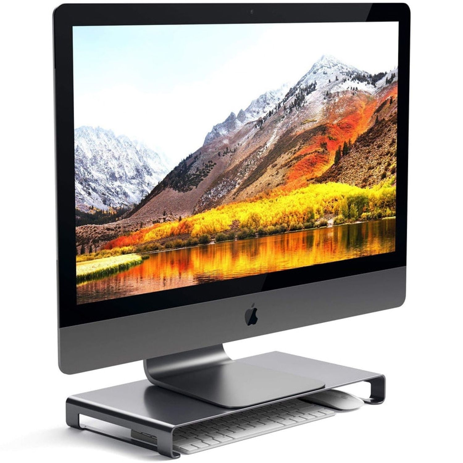 Stand monitor Satechi, Gri spatial fotografia produsului View 4 L