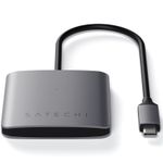 Hub USB-C Satechi 4 porturi 4xUSB-C p&acirc;na la 5 Gbps, Gri spatial fotografia produsului View 2 S