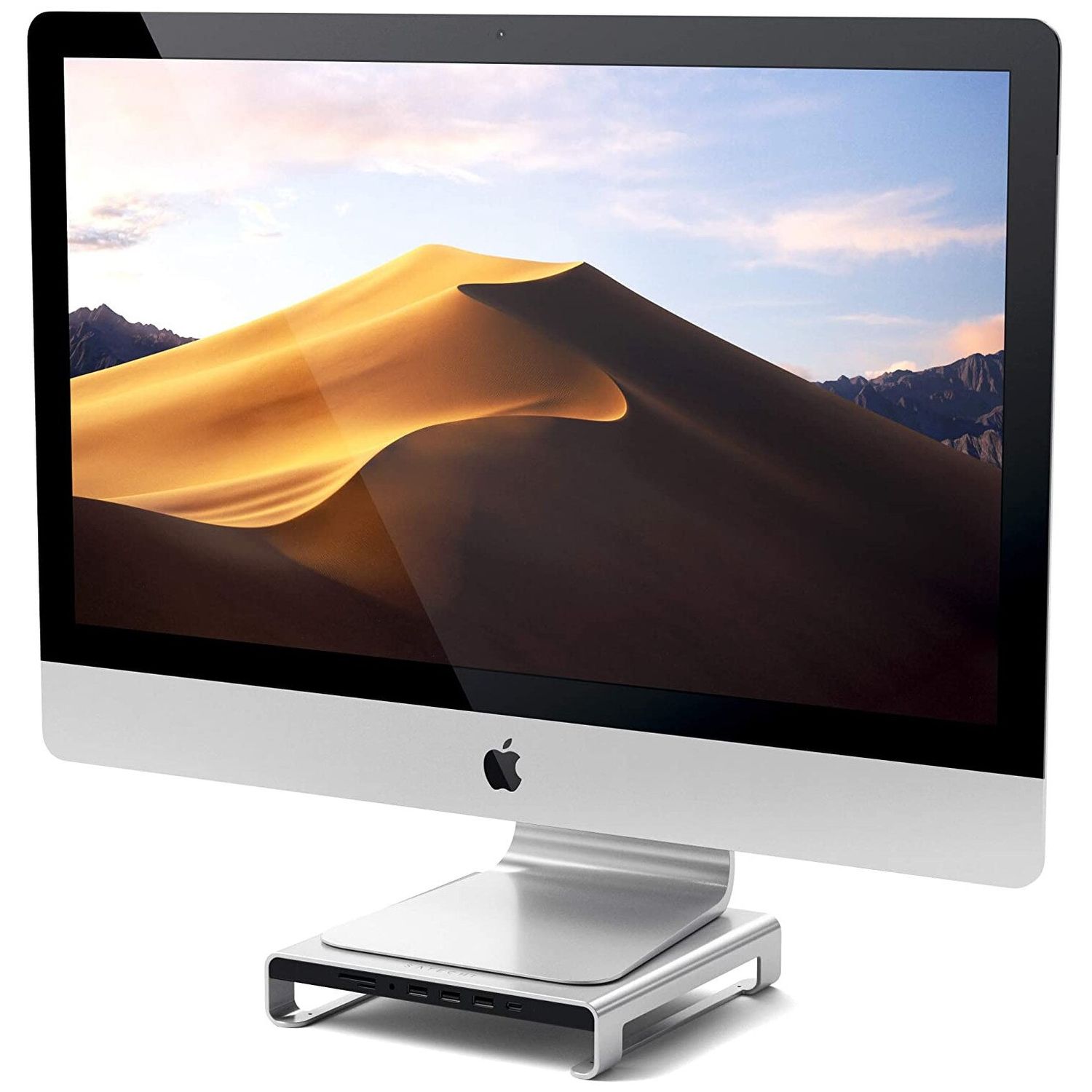 Stand Satechi Type-C Aluminum Monitor Stand/Hub, Silver fotografia produsului View 2 L