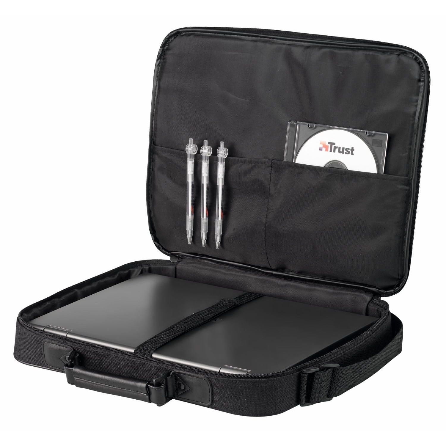 Geanta laptop Trust Atlanta, 173", Negru fotografia produsului View 3 L