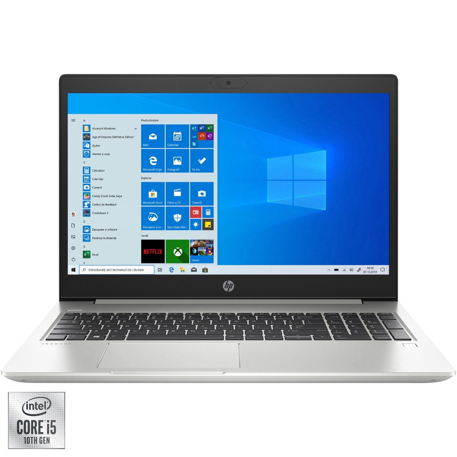 Laptop HP ProBook 450 G7 cu procesor Intel Core i5-10210U, 156", Full HD fotografia produsului