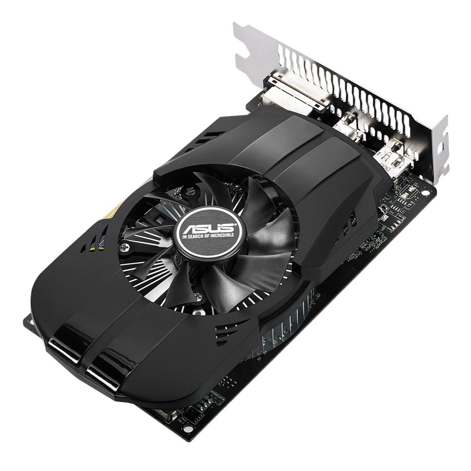 Placa video Asus Phoenix GeForce GTX 1050 Ti, 4GB GDDR5, 128-bit fotografia produsului View 2 L