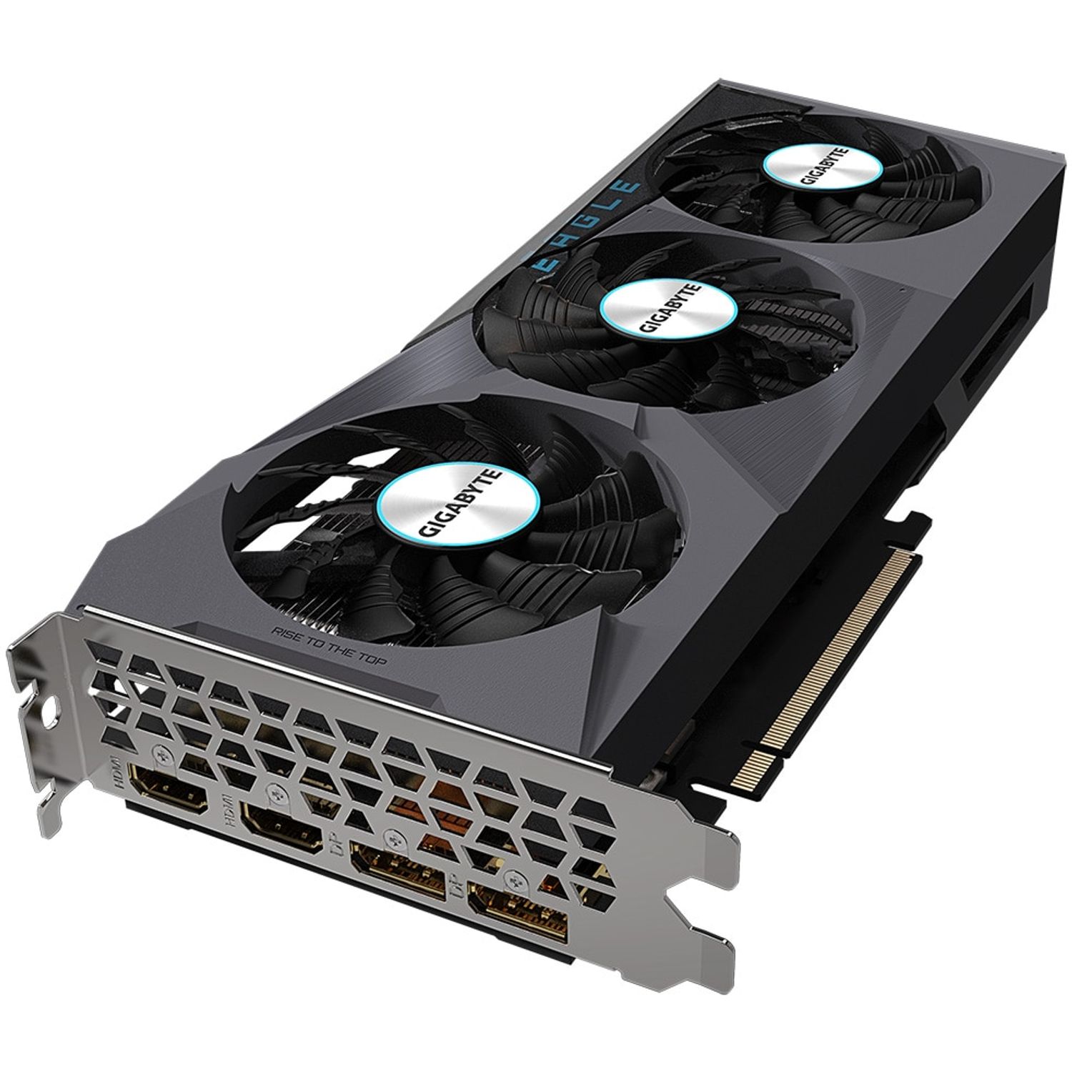 Placa video Gigabyte Radeon RX 6600 EAGLE, 8GB GDDR6, 128-bit fotografia produsului View 5 L