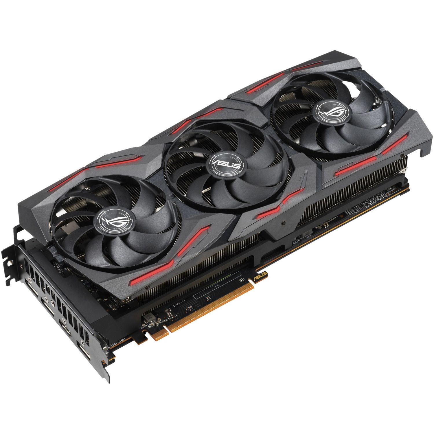 Placa video Asus ROG Strix Radeon RX 5600 XT, 6GB, GDDR6, 192-bit fotografia produsului View 3 L
