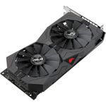 Placa video Asus Radeon RX 570 ROG Strix Gaming, 8GB GDDR5, 256-bit fotografia produsului View 4 S