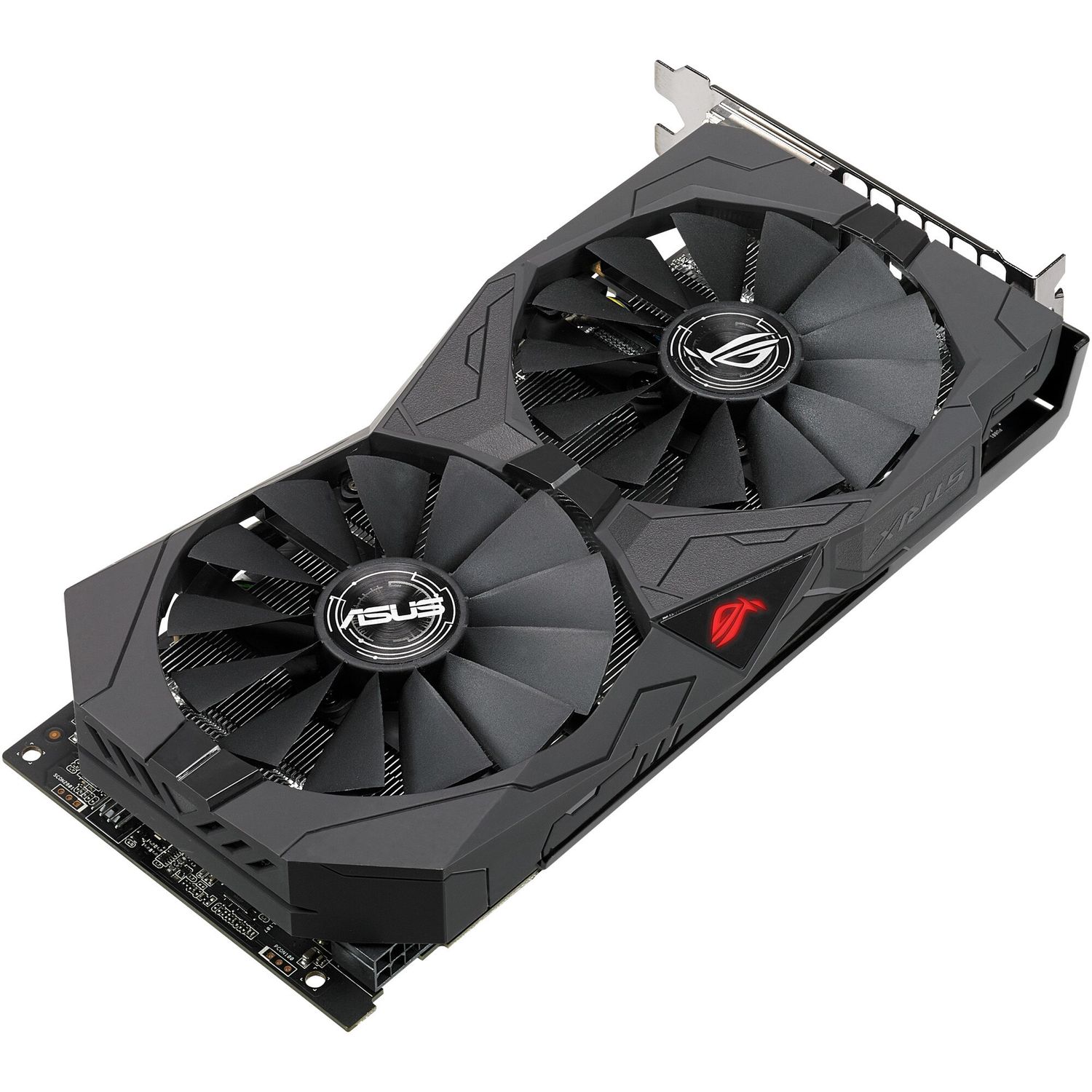 Placa video Asus Radeon RX 570 ROG Strix Gaming, 8GB GDDR5, 256-bit fotografia produsului View 4 L