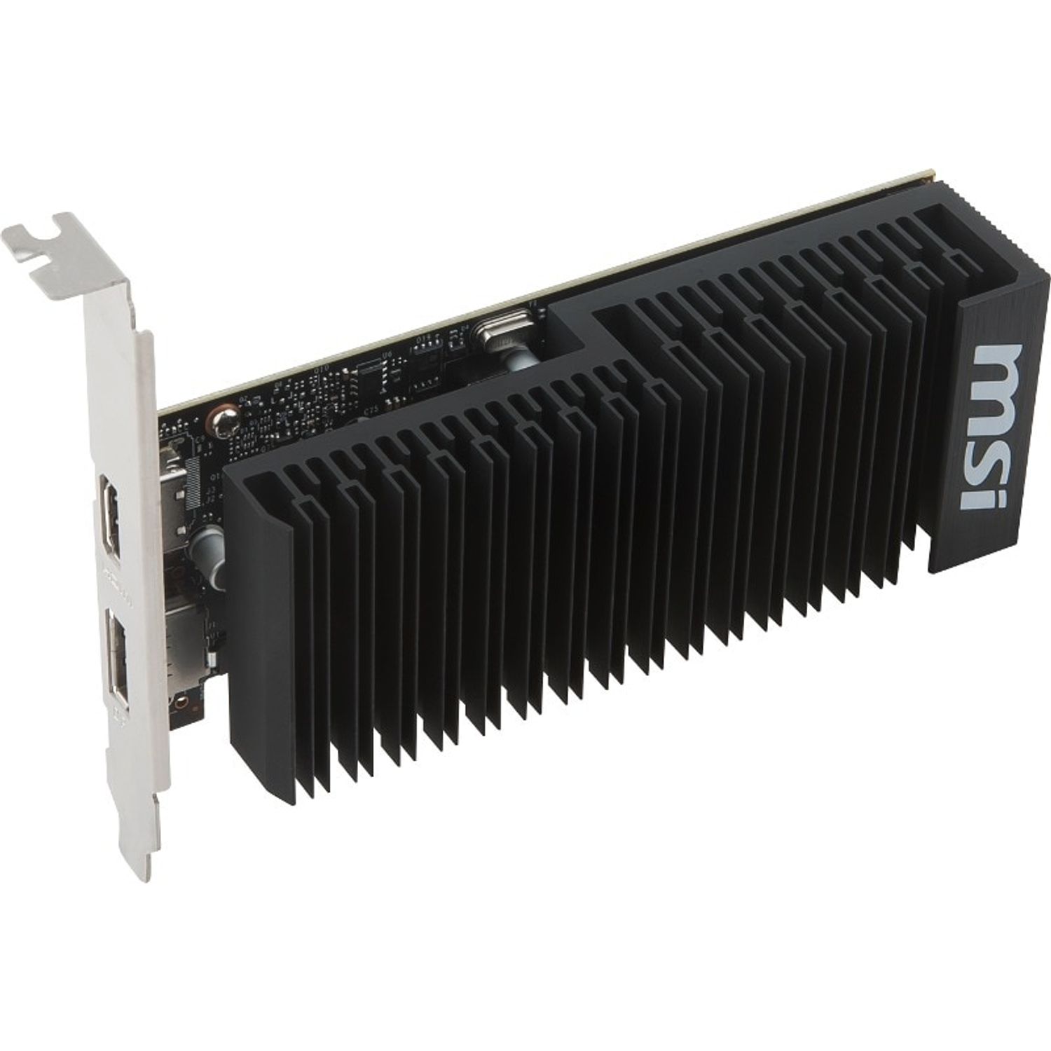 Placa video MSI GeForce GT1030 OC, 2 GB GDDR5, 64-bit fotografia produsului View 3 L