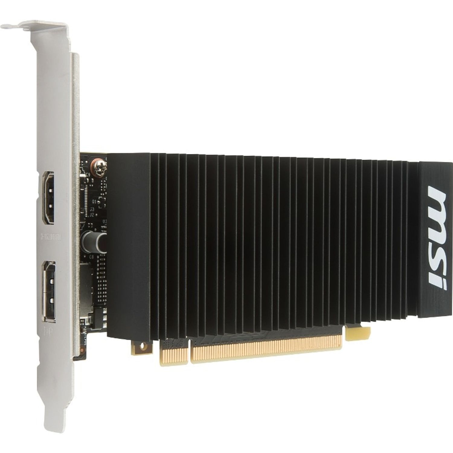 Placa video MSI GeForce GT1030 OC, 2 GB GDDR5, 64-bit fotografia produsului View 5 L