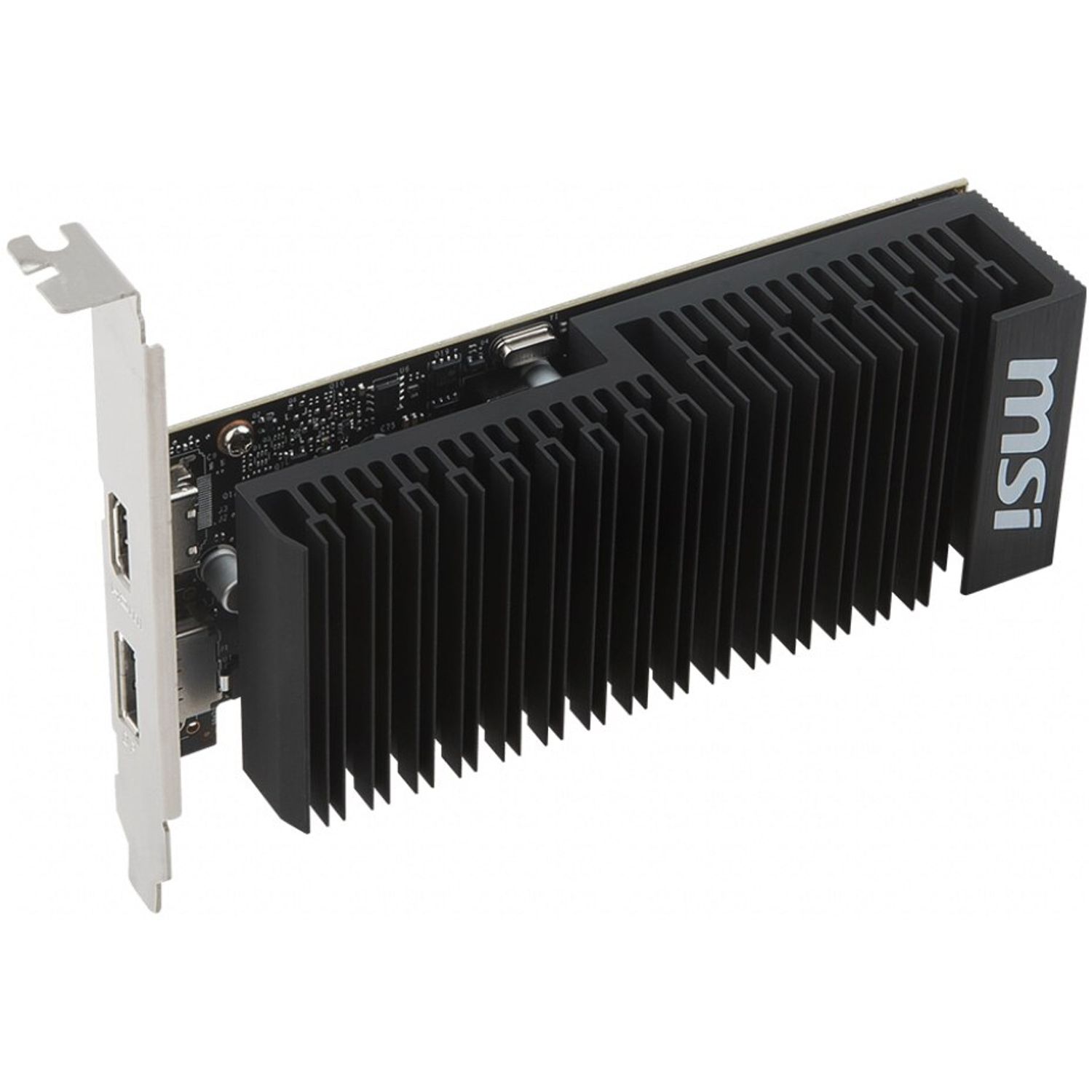Placa video MSI GeForce GT 1030 2GH OC, 2GB GDDR5, 64-bit fotografia produsului View 4 L