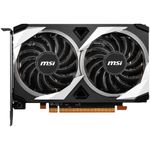 Placa video MSI Radeon RX 6500 XT Mech 2X OC, 4GB GDDR6, 64-bit fotografia produsului View 2 S