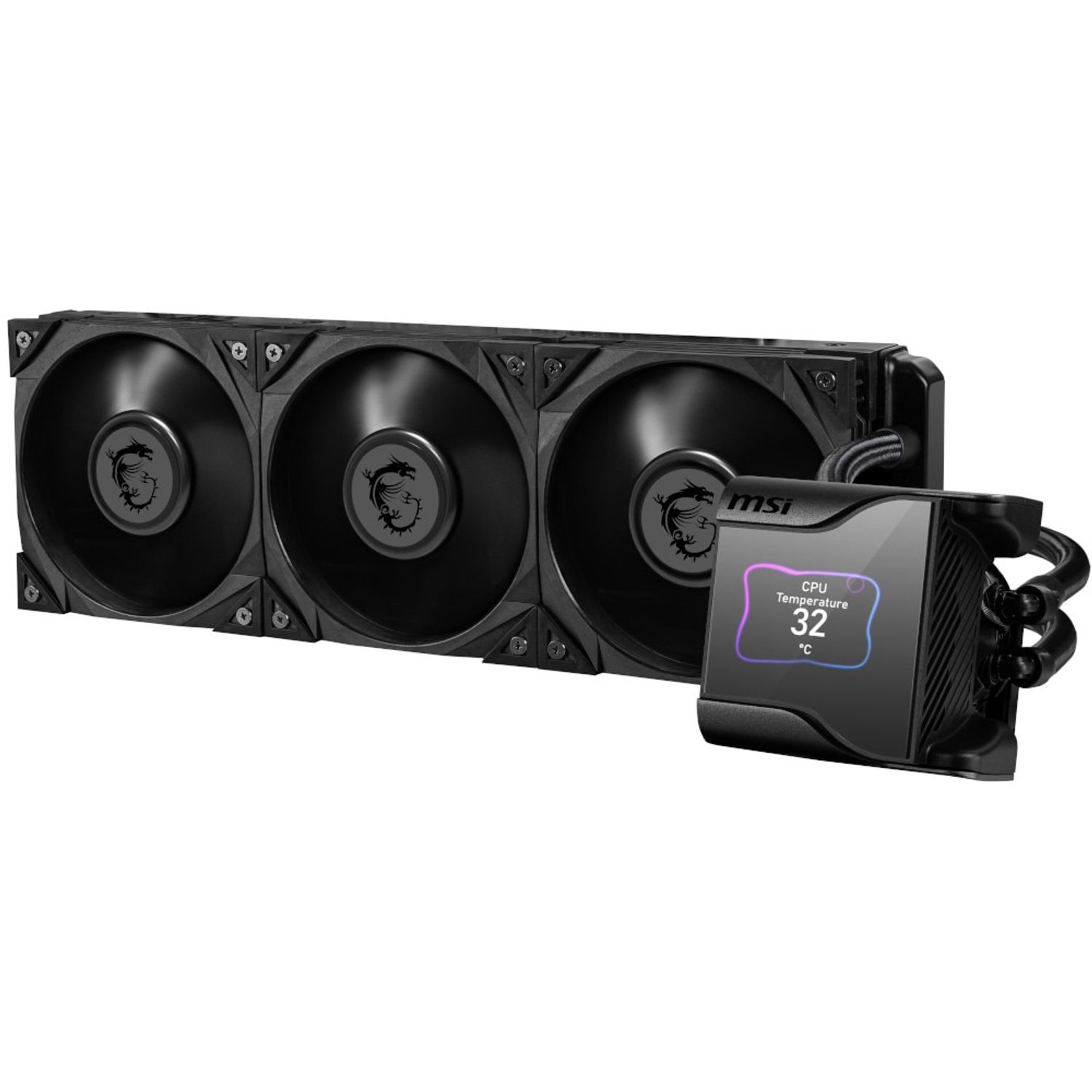 Cooler procesor MSI 9S6-6A0521-001, MEG CoreLiquid S360, 562 CFM fotografia produsului View 4 L