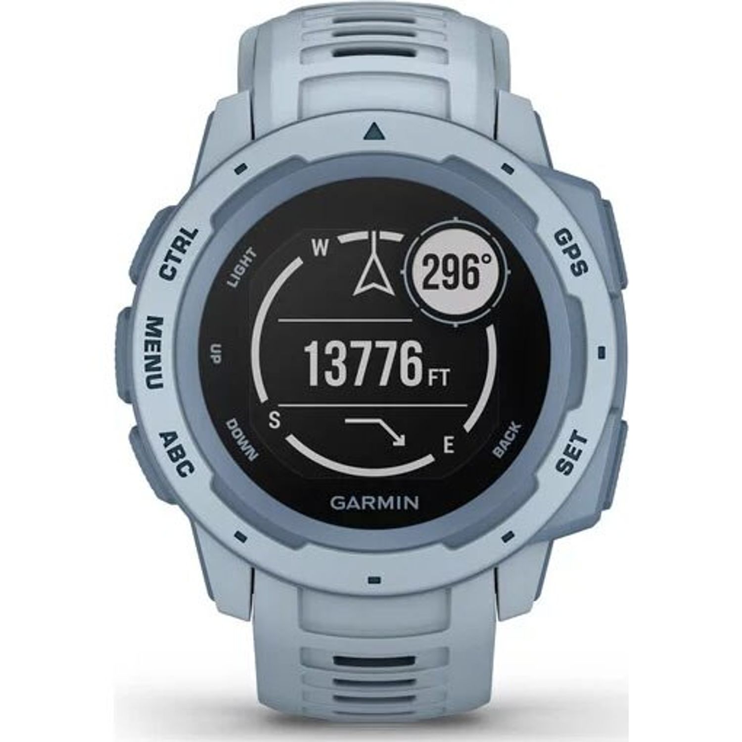 Smartwatch Garmin Instinct, GPS, Albastru deschis fotografia produsului View 2 L