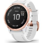 Smartwatch Garmin Fenix 6S Pro, 42 mm, Rose/Gold, White fotografia produsului