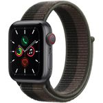Apple Watch SE, Cellular, Carcasa Aluminium 40mm Space Grey, Tornado/Grey Sport Loop fotografia produsului
