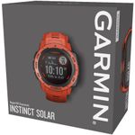 Smartwatch Garmin Instinct Solar, GPS, Flame Red fotografia produsului View 7 S