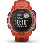 Smartwatch Garmin Instinct Solar, GPS, Flame Red fotografia produsului View 2 S